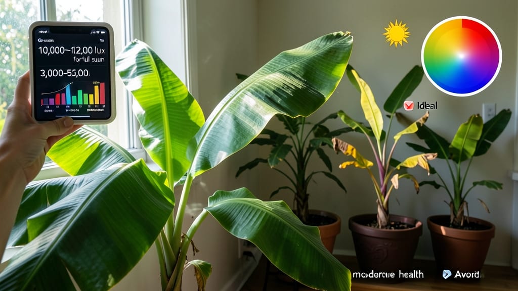 How Much Light Does a Banana Plant Need: Bright Indirect Sun for Healthy Growth