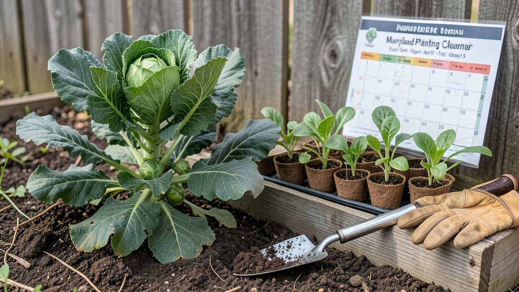 When to Plant Brussel Sprouts in Maryland: Frost-Free Deadlines by County