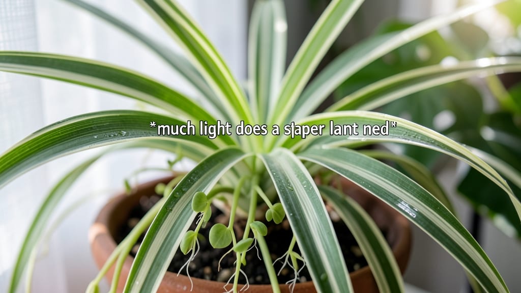How Much Light Do Spider Plants Need: Thriving in Low to Medium Light Conditions