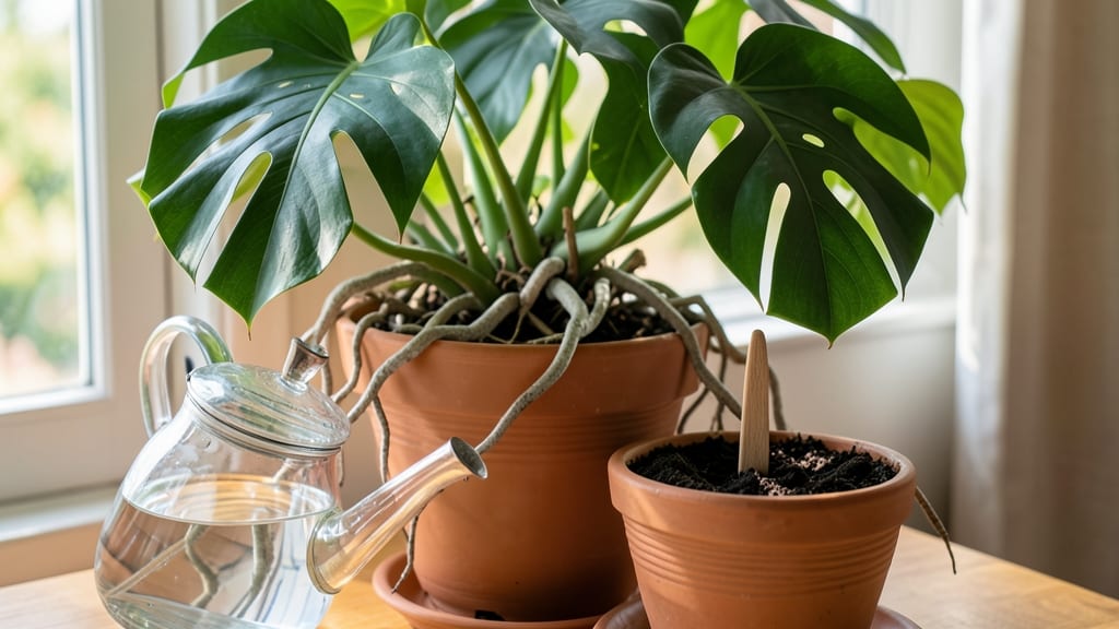 Monstera Plant Watering: Exact Frequency Based on Pot Size
