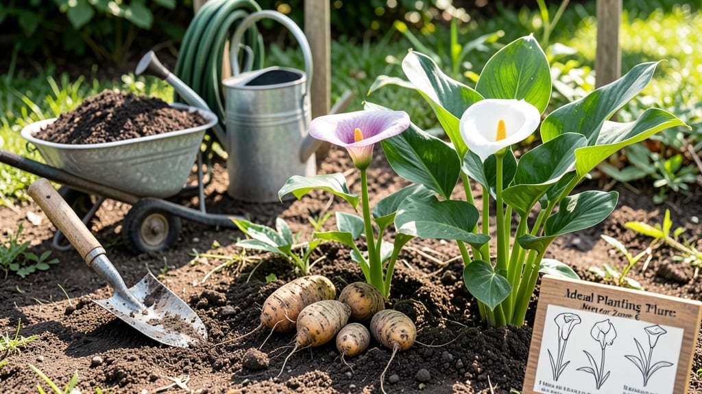 When to Plant Calla Lily Bulbs in Zone 6: Spring Timing Secrets for Zero-Frost Blooms